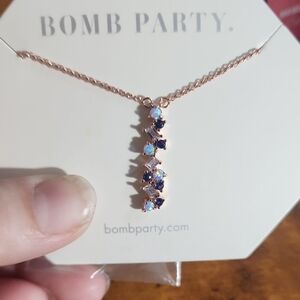 Frills Ahead Lab Created Sapphire Corudum Rose Gold Plating Rbp5287